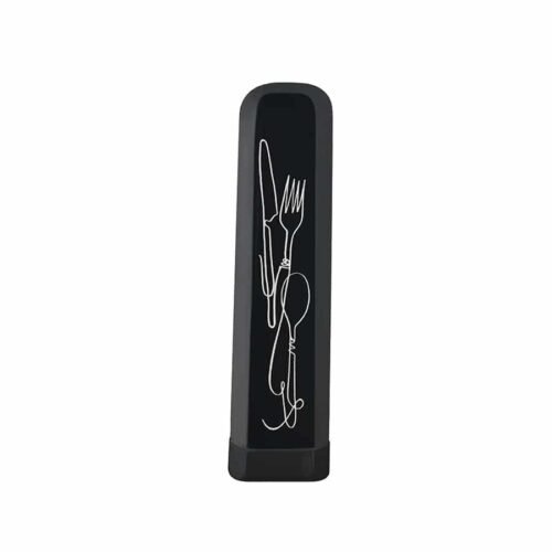 Bioloco plastový cestovní příbor v pouzdře Line ar cutlery