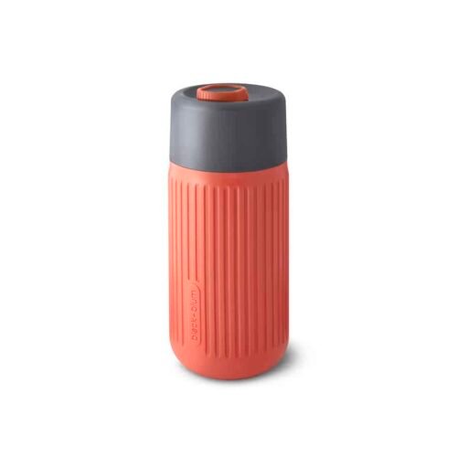 Black + Blum Cestovní skleněný hrnek na kávu 340 ml coral