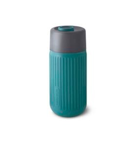 Black + Blum Cestovní skleněný hrnek na kávu 340 ml ocean