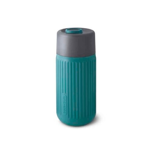 Black + Blum Cestovní skleněný hrnek na kávu 340 ml ocean
