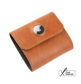 Fixed pánská kožená peněženka Classic Wallet pro Airtag hnědá