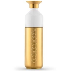 Dopper Metalická nerezová láhev na pití Gold 800ml