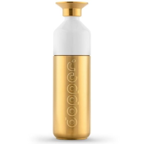 Dopper Metalická nerezová láhev na pití Gold 800ml