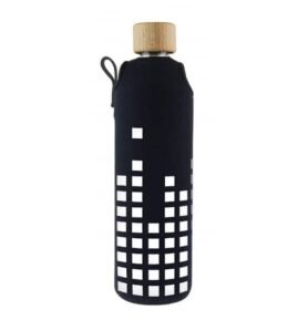 Drink it Skleněná láhev s neoprénovým obalem Equalizer 300ml