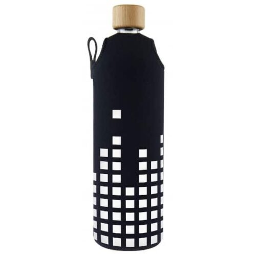 Drink it Skleněná láhev s neoprénovým obalem Equalizer 700ml