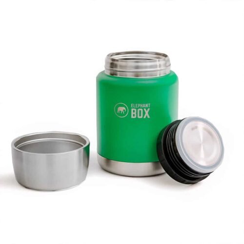 Elephantbox Termoska nerezová ocel objem 450ml zelená