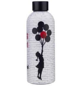 Termoláhev na pití Dual Banksy You Bottles – Flying Girl 500 ml