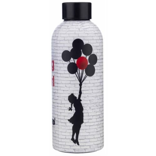Termoláhev na pití Dual Banksy You Bottles – Flying Girl 500 ml