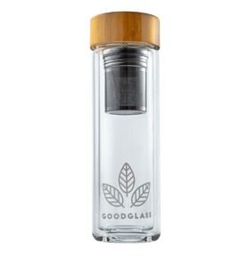 GoodGlass Skleněná termoska s infuzérem Thermo 450ml