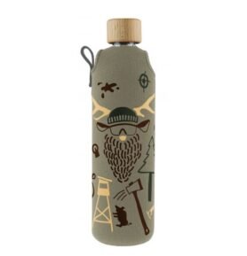Drink it Skleněná láhev s neoprénovým obalem Hunter 300ml
