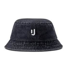 Johnny Urban Džínový klobouček Bucket Bob Denim černý S/M