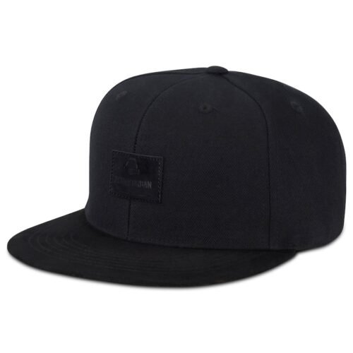 Johnny Urban Kšiltovka Dean Snapback s rovným kšiltem černá