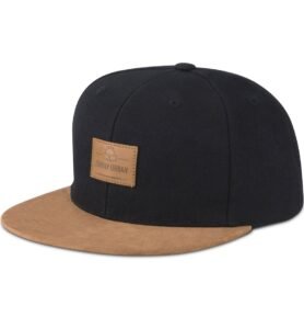 Johnny Urban Kšiltovka Dean Snapback s rovným kšiltem hnědočerná