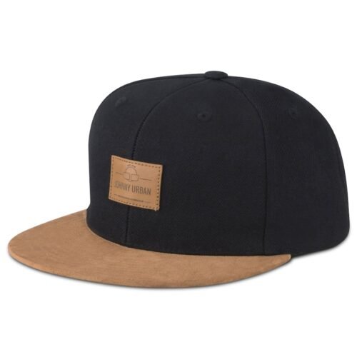 Johnny Urban Kšiltovka Dean Snapback s rovným kšiltem hnědočerná