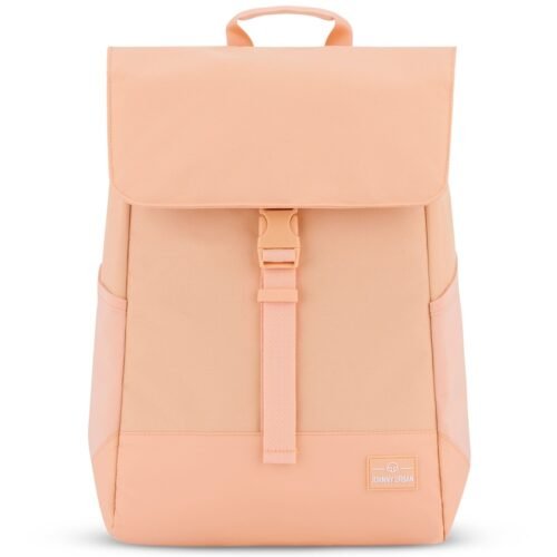 Johnny Urban Městský batoh s klopou Mika peach 15,5l