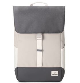 Johnny Urban Městský batoh s klopou Mika béžovošedá 15,5l