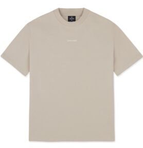Johnny Urban Bavlněné oversize tričko Sammy Print béžové S