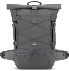 Johnny Urban Rolovací batoh Travel Allen XL tmavě šedý 47l