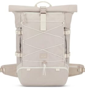 Johnny Urban Rolovací batoh Travel Allen XL béžový 47l