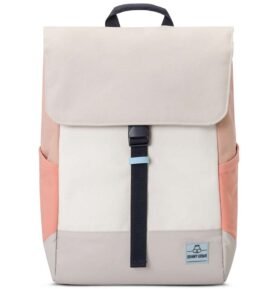 Johnny Urban Městský batoh s klopou Mika béžovo-růžová 15,5l