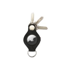 Garzini Kožená klíčenka Lusso na Airtag Brushed Black