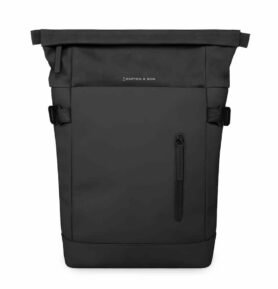 Kapten & Son Minimalistický městský batoh Aarhus all black 14l
