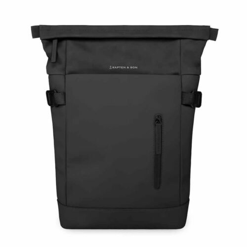 Kapten & Son Minimalistický městský batoh Aarhus all black 14l