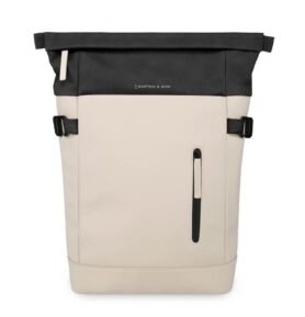 Kapten & Son Minimalistický městský batoh Aarhus Cream Black 14l