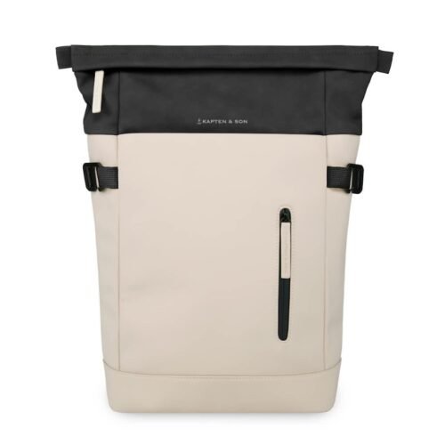 Kapten & Son Minimalistický městský batoh Aarhus Cream Black 14l