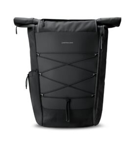 Kapten & Son Velký voděodolný rolovací batoh Banff All Black 35l