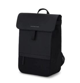 Kapten & Son Dámský batůžek s klopou Fyn all black 11l