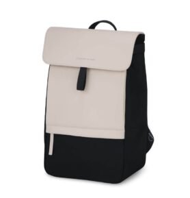 Kapten & Son Dámský batůžek s klopou Fyn cream black 11l