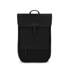 Kapten & Son Dámský batůžek s klopou Fyn small all black 8l