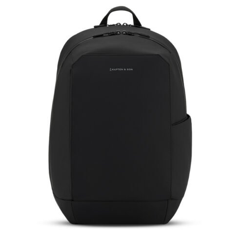 Kapten & Son Městský dvoukomorový batoh na notebook Oslo All Black 15l