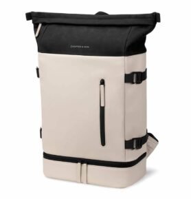 Kapten & Son Velký minimalistický batoh Helsinki cream black 26l