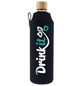 Drink it Skleněná láhev s neoprénovým obalem Klasik 700ml