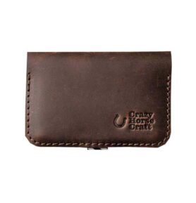 Crazy Horse Craft Kožená business peněženka wood brown