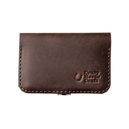 Crazy Horse Craft Kožená business peněženka wood brown