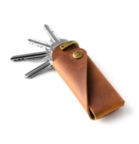 Crazy Horse Craft kožená klíčenka Classic Brown