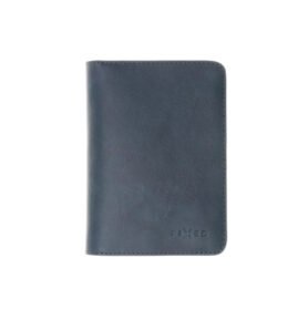 Fixed Kožené pouzdro na doklady a peněženka Passport modré