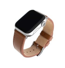 FIXED Leather Strap pro Apple Watch 42mm/44mm, hnědý FIXLST-434-BRW