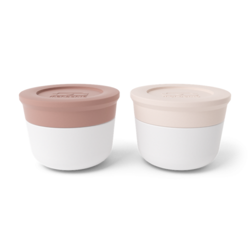 Monbento sada 2 ks omáčníků MB Temple S Pink Moka + Pink Natural