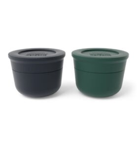 Monbento sada 2 ks omáčníků MB Temple S pink green Onyx/Green Dark