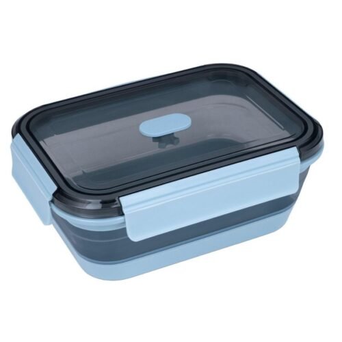 Lurch Skládací silikonový box na jídlo 1200 ml Frozen Blue