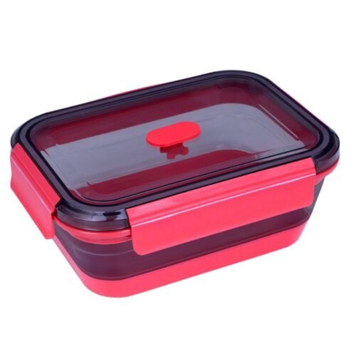 Lurch Skládací silikonový box na jídlo 800 ml Frozen Pink