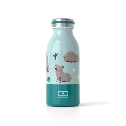 Monbento Nerezová dětská termoska Cooly Blue Capy 350ml