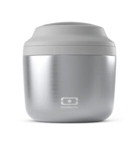 Monbento Nerezový termobox na jídlo Element Metalic Silver 550ml