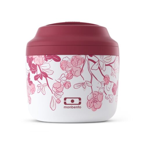 Monbento Nerezový termobox na jídlo Element Graphic Magnolia 550ml