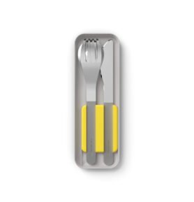 Monbento nerezový příbor MB Slim Box Yellow