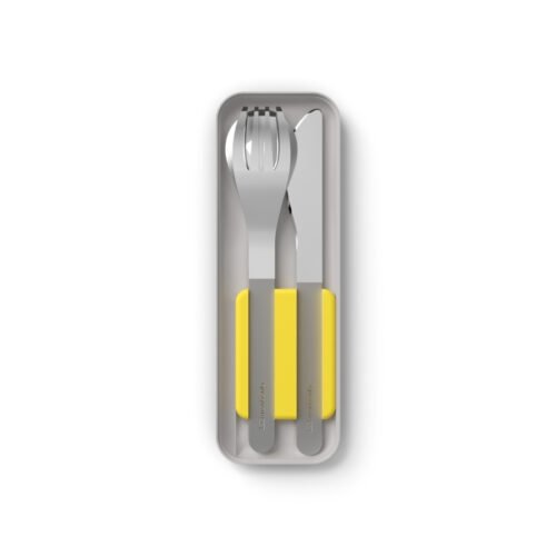 Monbento nerezový příbor MB Slim Box Yellow